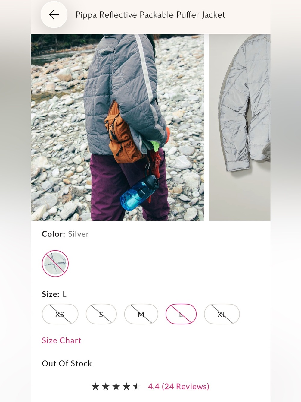FP Movement by Free People Pippa Reflective Packable Puffer Jacket - Picture 7 of 15
